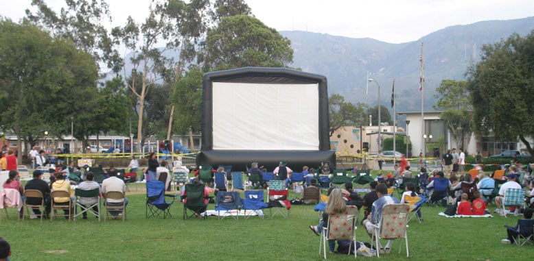 Inflatable Movie Screen Rental - Michigan Area- Funny Business Agency