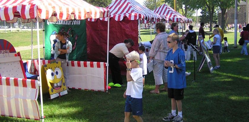 midway games, company picnics, corporate kids entertainment