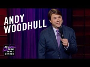 Andy Woodhull on The Late Late Show with James Corden - Funny Business Agency