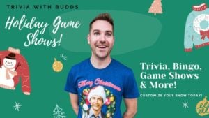 Virtual Trivia Holiday Party - Trivia with Budds - Funny Business Agency
