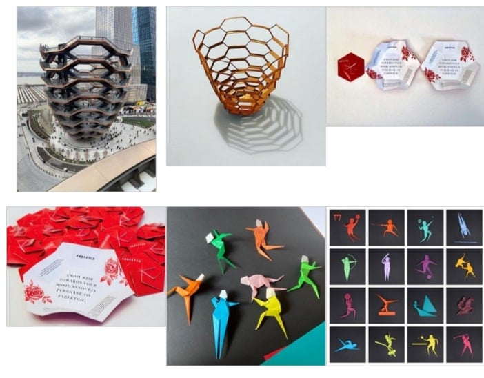 Custom Origami Designs Collage