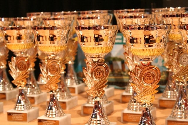 cup, winner, award