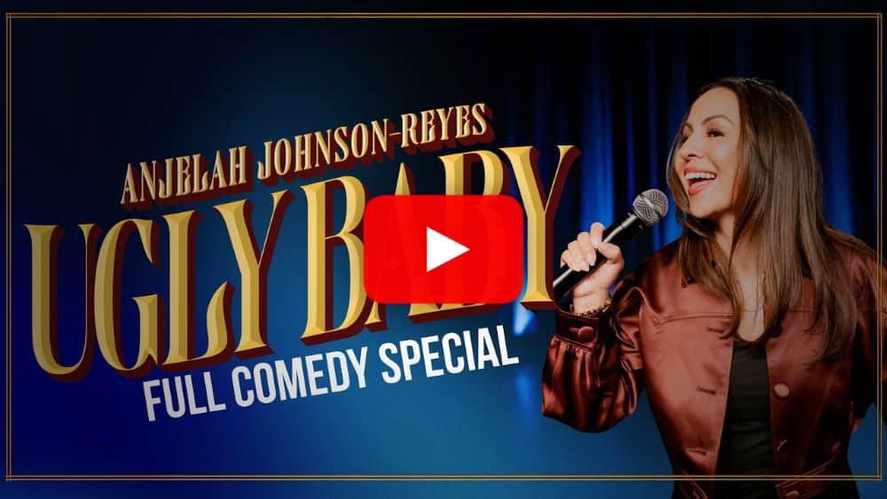 Anjelah Johnson-Reyes performs stand-up comedy in her full special "Ugly Baby" – watch the complete show on YouTube